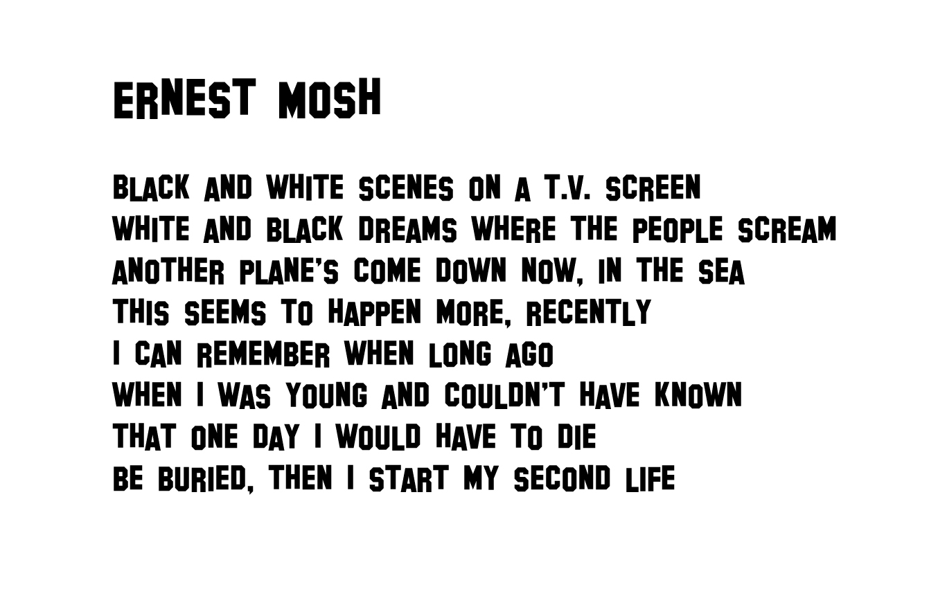 Ernest Mosh - lyrics